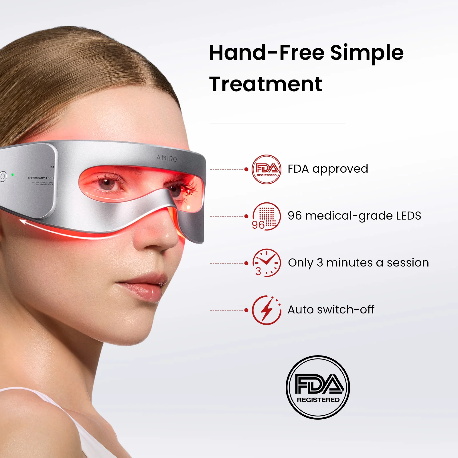 AMIRO Spectra LED Eye Mask - Image 7